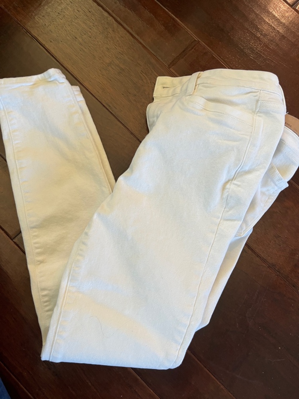 PAIGE White Skinny Jeans - Stretch Denim